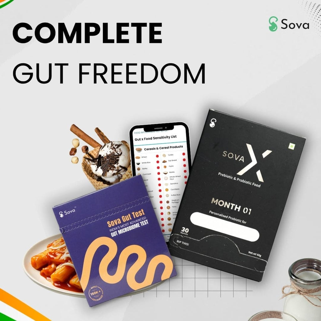 Sova X | Complete Gut Combo | Personalized Gut Balance in 90 days