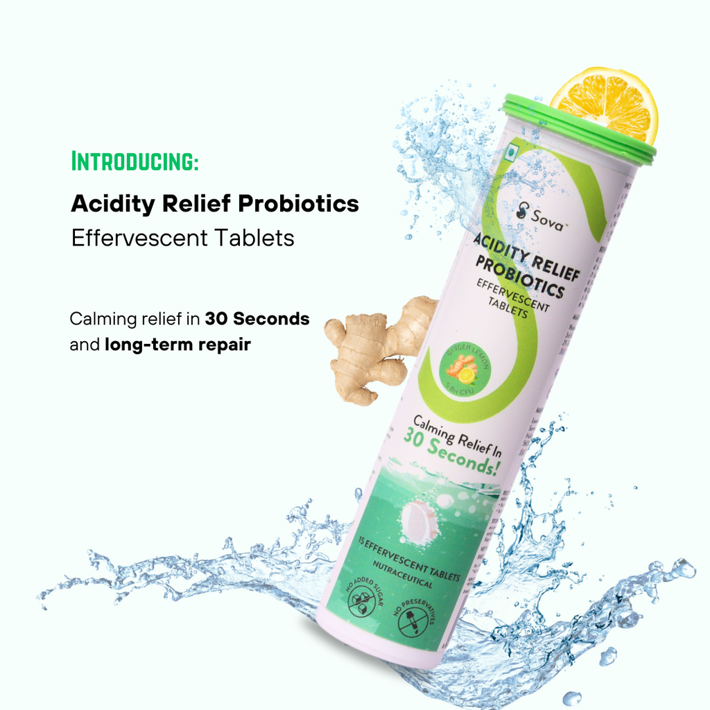 Acidity Relief Probiotics Effervescent Tablet | 30 Seconds Acidity Relief