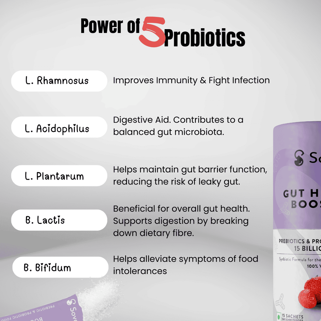 Gut Health Booster With Best Probiotics supplement