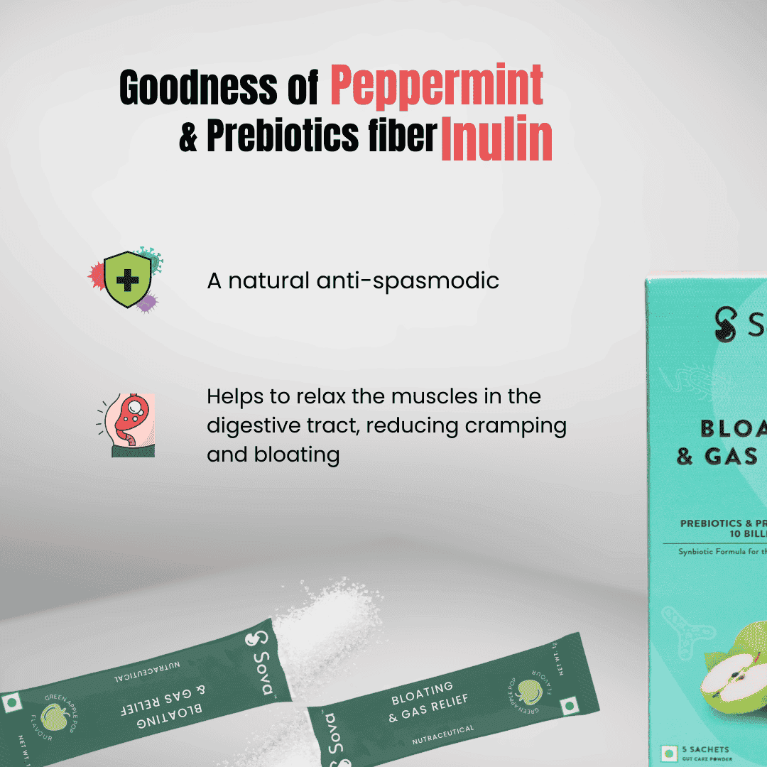 Travel Pack | Bloating Relief Supplement With Probiotics & Peppermint