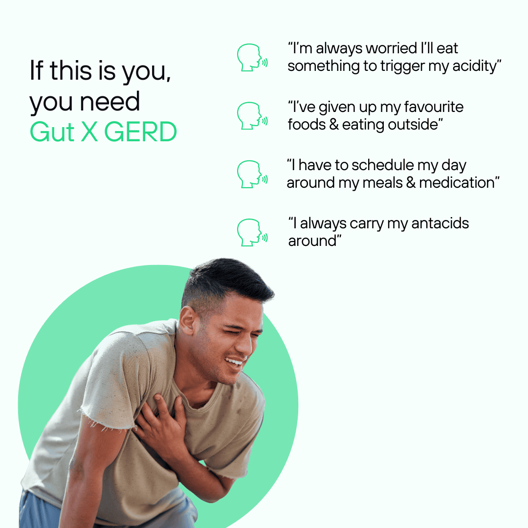 Gut x GERD | Fix Hyper Acidity, Reflux & Heart Burn |